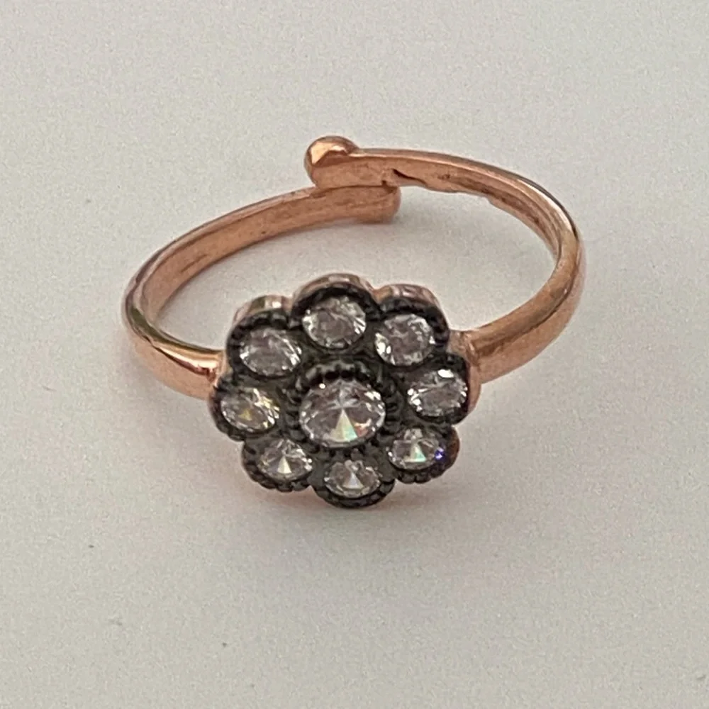925 Silver ring cz stones